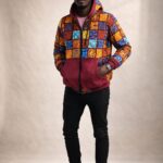 Ankara hooded winter jacket